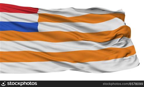 Orange Free State Flag, Isolated On White Background. Orange Free State Flag, Isolated On White