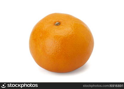 orange fruit isolated on white background with clipping path and soft shadow