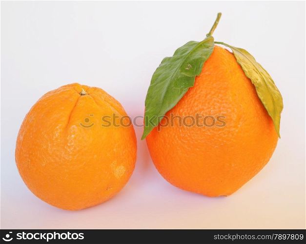 Orange fruit. Orange fruits vegetarian food over simple background