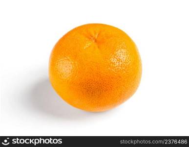 Orange grapefruit isolated on a white background. Grapefruit isolated on a white background