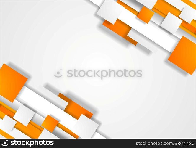 Orange grey tech corporate background. Orange grey tech corporate background with squares