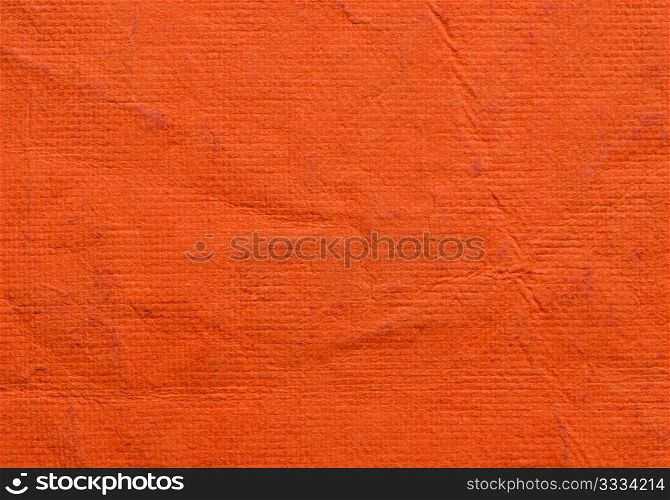 Orange handmade paper pattern texture background