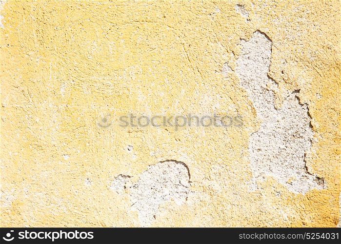 orange in europe italy old wall and antique contruction yellow color