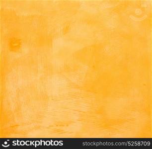 orange in europe italy old wall and antique contruction yellow color