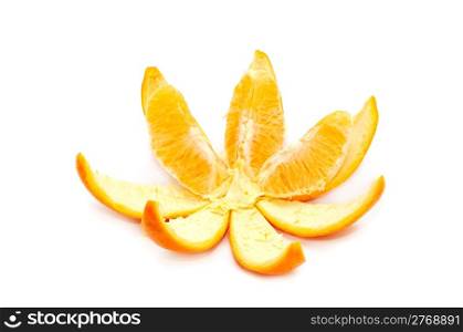 Orange isolated on a white background
