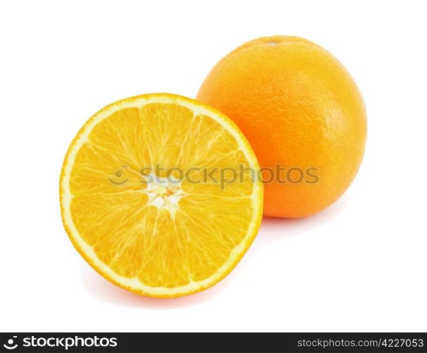 Orange isolated on white background. Orange