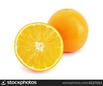 Orange isolated on white background. Orange