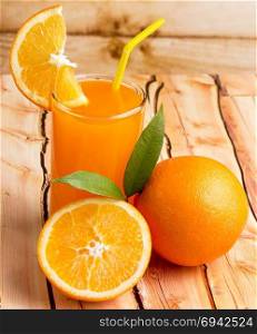 Orange Juice Drink Representing Tropical Fruit And Refresh