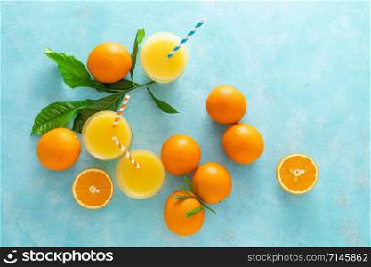 Orange juice, freshly squeezed juice, vitamin C concept