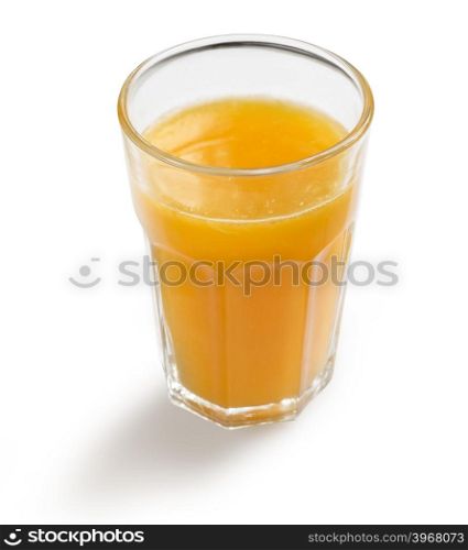 Orange juice. Isolated on white background with clipping path