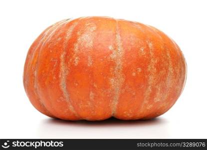 Orange pumpkin isolated on white backgroud.