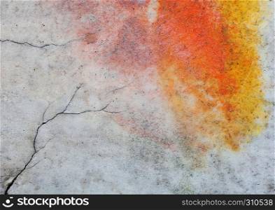 Orange red marble tile texture background with cracks