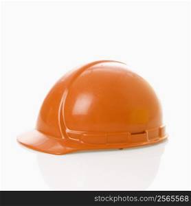 Orange safety hard hat.