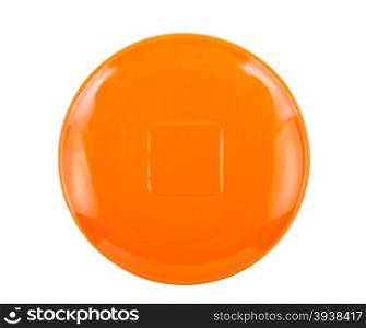 Orange saucer