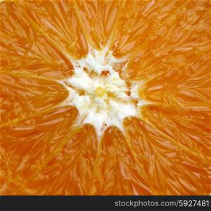 Orange slice - close- up