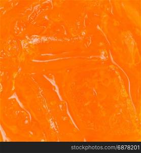 orange soda with ice background