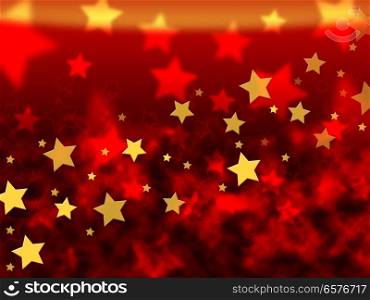 Orange Stars Background Meaning Brightness In Heavens&#xA;