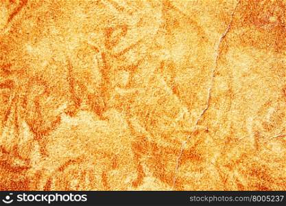 Orange stucco texture, may be used as background