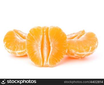 Orange Tangerine fruit isolated on white background