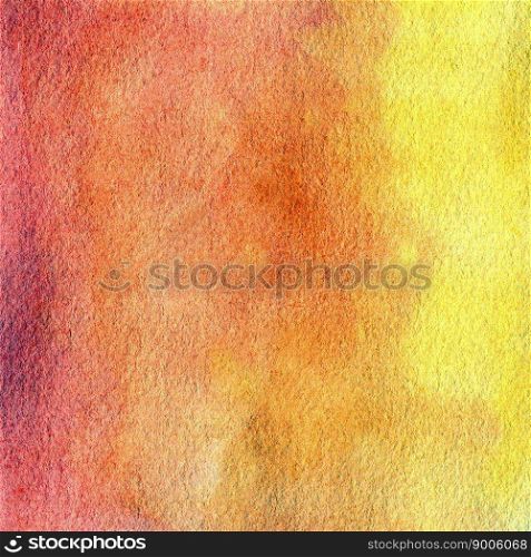 Orange - Yellow watercolor texture. Hand-drawn illustration. . Orange - Yellow watercolor texture. Hand-drawn watercolor background 