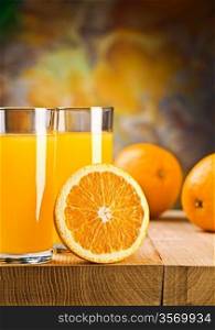 oranges and juice