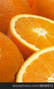 Oranges, close-up