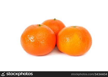 oranges isolated on a white background