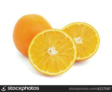 Oranges isolated on white background. Oranges