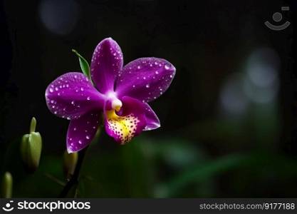 Orchid flower. Illustration Generative AI
 