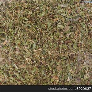 Oregano herb (aka marjoram). Oregano herb aka wild marjoram or majorana or sweet marjoram