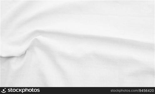 Organic Fabric cotton backdrop White linen canvas crumpled natural cotton fabric Natural handmade linen top view background  organic Eco textiles White Fabric linen cotton texture