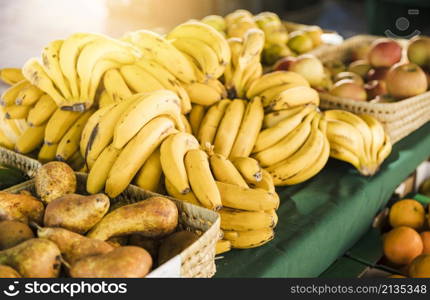 organic fresh fruits table sale supermarket