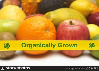 Organically grown fruits