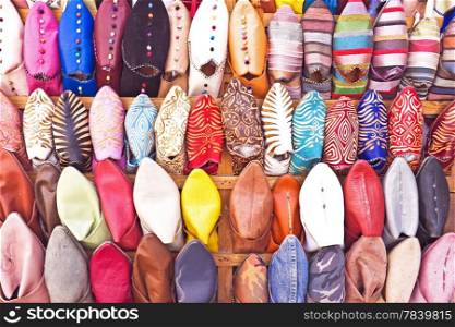 Oriental shoes from Morocco