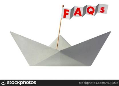 Origami paper boat with flag writing FAQs