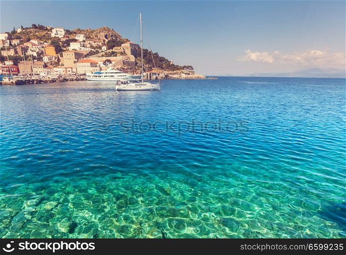 Original Hydra Island in Greece