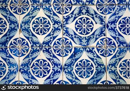 Ornamental old typical tiles from Portugal.