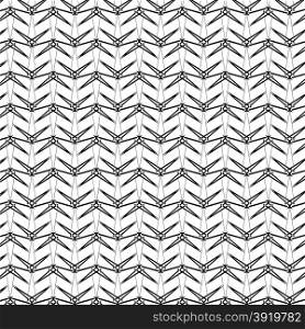 Ornamental Texture on White Background. Abstract Geometric Pattern. Abstract Geometric Pattern