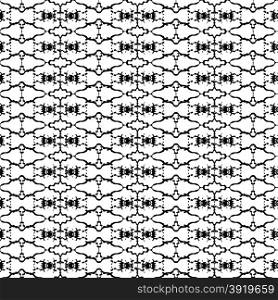 Ornamental Texture on White Background. Abstract Geometric Pattern. Ornamental Background