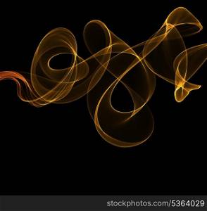 Ornate abstract fire illustration