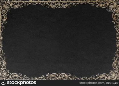 ornate border design against black background card . Resolution and high quality beautiful photo. ornate border design against black background card . High quality and resolution beautiful photo concept