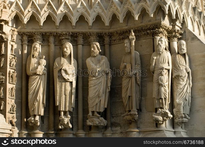 Ornate Decorations, Reims Cathedral, France