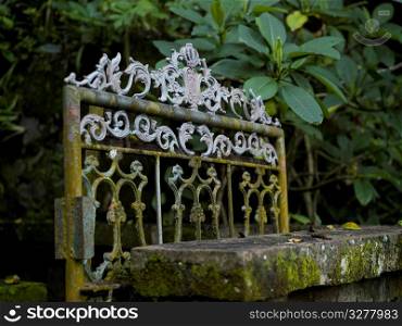 Ornate ironworks in Bali