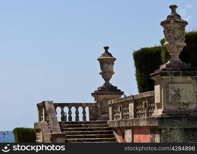 Ornate outdoor staircase