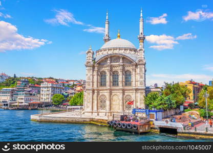 Ortakoy Mosque,beautiful facade view, Istanbul Turkey. Ortakoy Mosque,beautiful facade view in Istanbul, Turkey