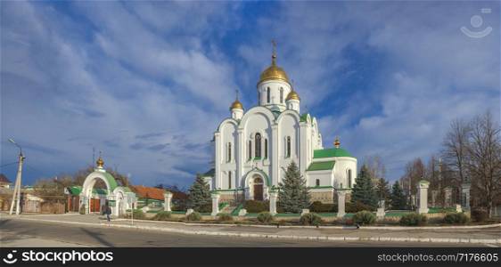 Orthodox Cathedral of the Nativity in Tiraspol, capital of self-declared republic of Transnistria.. Cathedral of the Nativity in Tiraspol, Transnistria