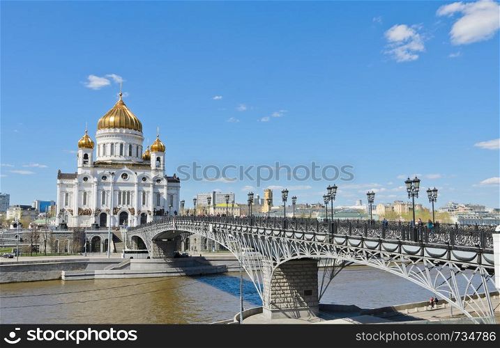 Orthodox Church of Cathedral of Christ the Saviour in Moscow, Russia