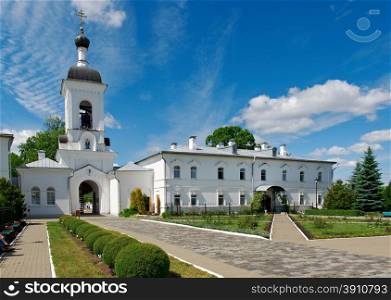 Orthodox monastery church domes of the Kremlin.city of Polotsk.Belarus
