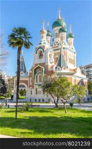 Orthodoxy church in Nice Riviera, Cote d&rsquo;Azur, France