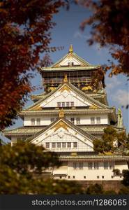 osaka castle one of most popular traveling destination in japan